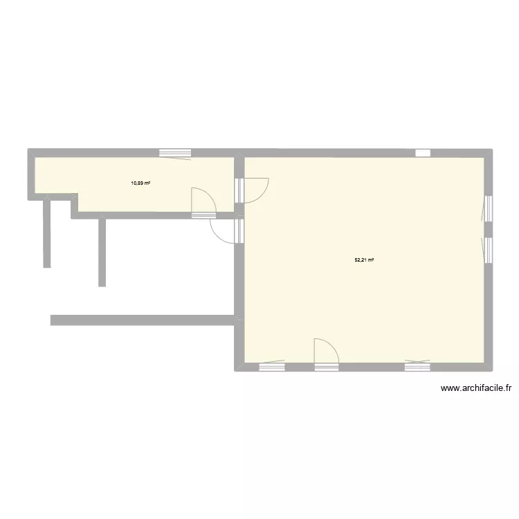 Maison 34 plan 2D. Plan de Maison 34 plan 2D. Plan de