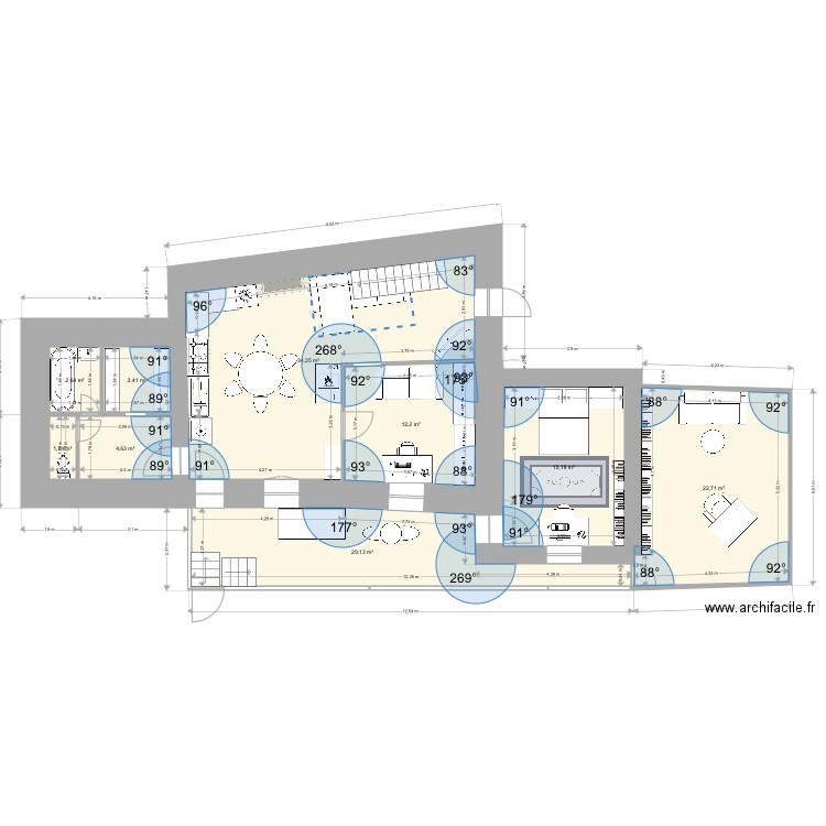 Le Château Ambulant. Plan de 0 pièce et 0 m2