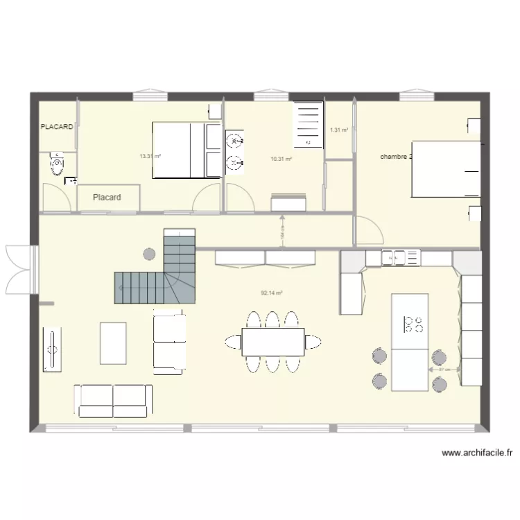 RDC ESCALIER 2. Plan de 
