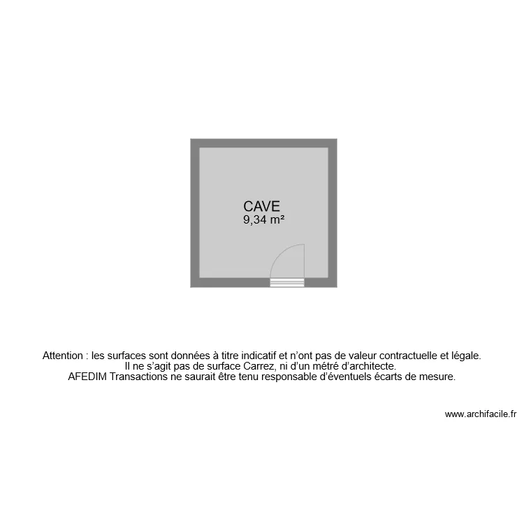 BI 7329 CAVE . Plan de 