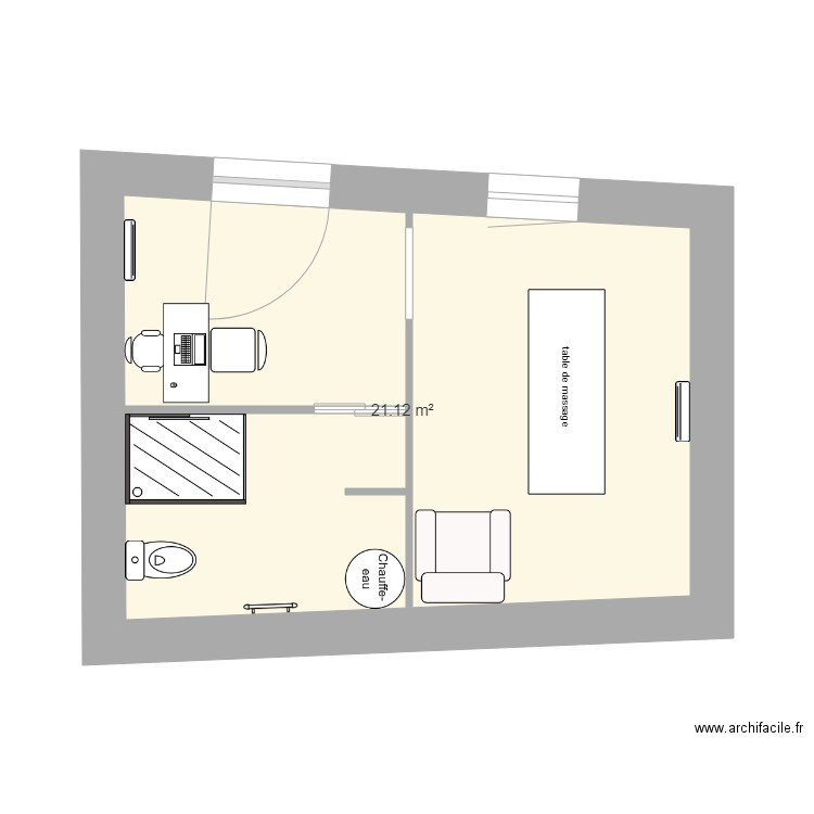 amenagement piéces saint abit. Plan de 0 pièce et 0 m2