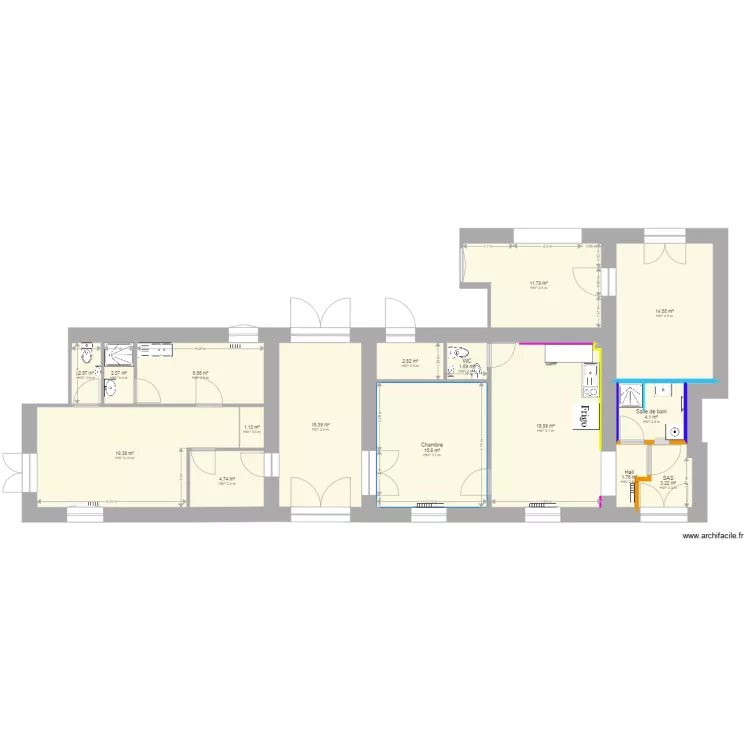PLAN APPARTEMENT PROPOSITION. Plan de 