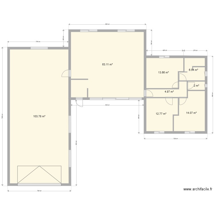 plan roussillon ouvertures et surfaces 01. Plan de 0 pièce et 0 m2