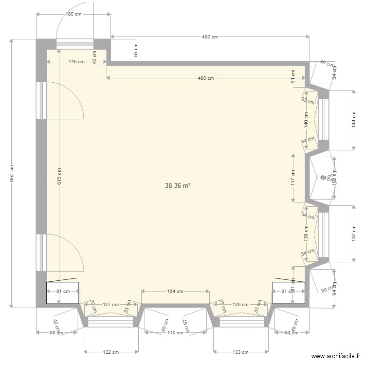 projet fondation PDB coté. Plan de 0 pièce et 0 m2