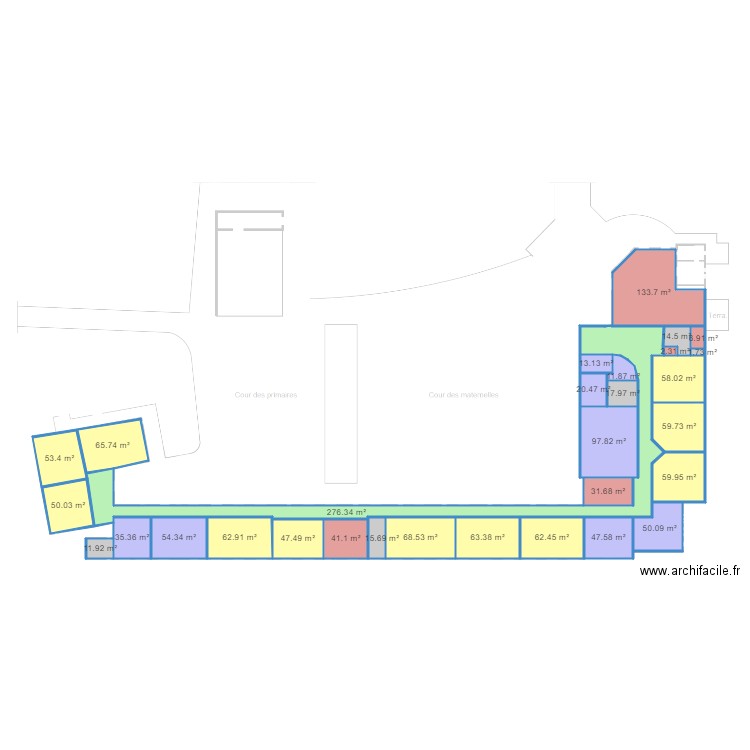 ECOLE SAINT FRANCOIS RONCQ INTERIEUR. Plan de 0 pièce et 0 m2