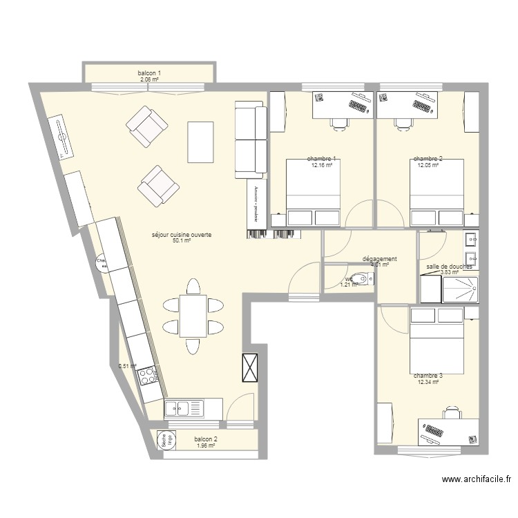 coat ar gueven 4. Plan de 0 pièce et 0 m2