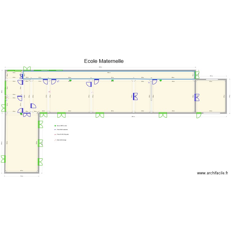 Maternelle informatique . Plan de 0 pièce et 0 m2