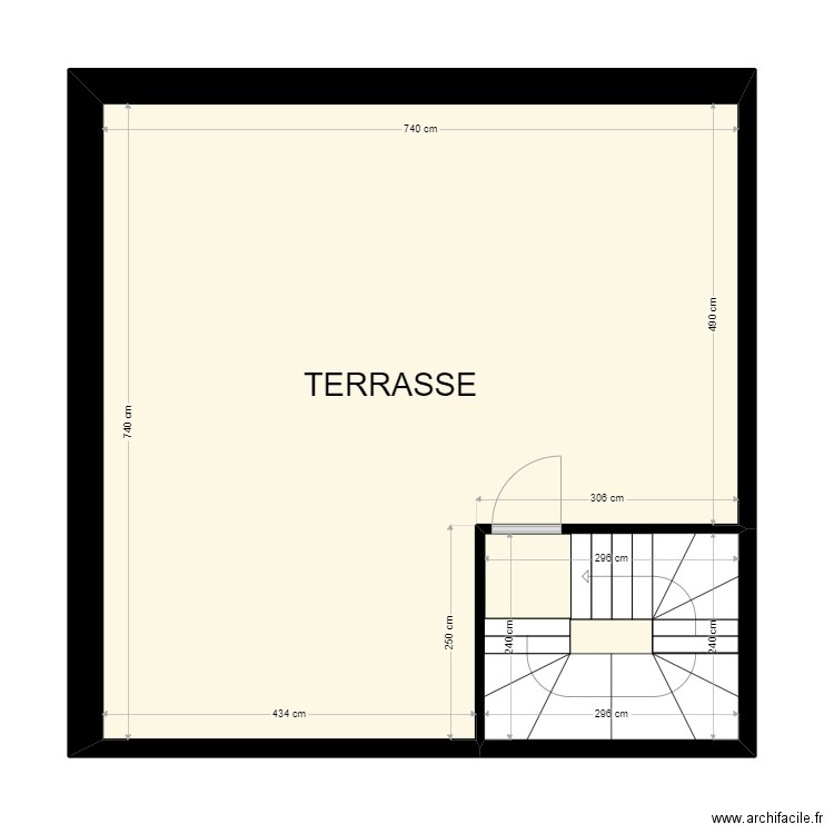 pln. Plan de 28 pièces et 292 m2