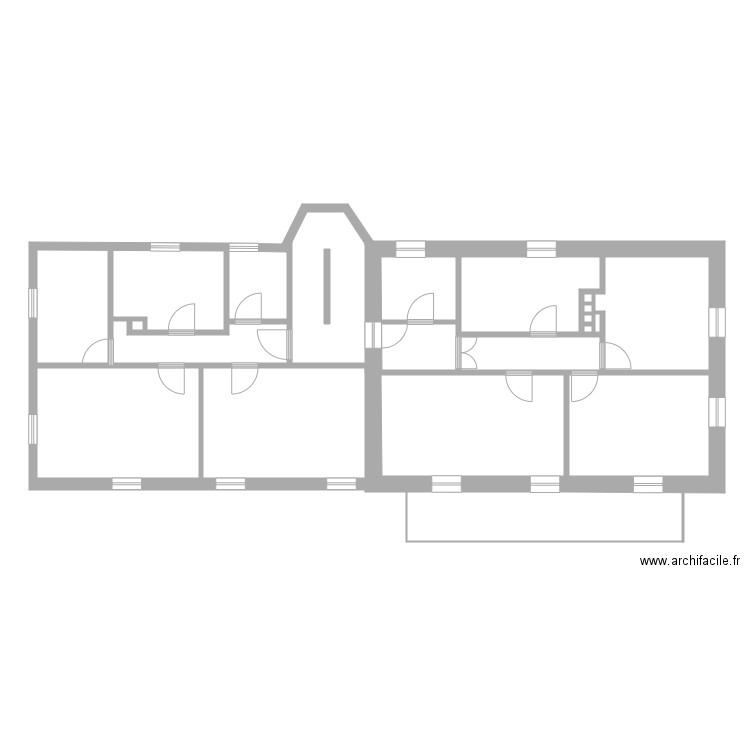 Douane 1er étage. Plan de 0 pièce et 0 m2