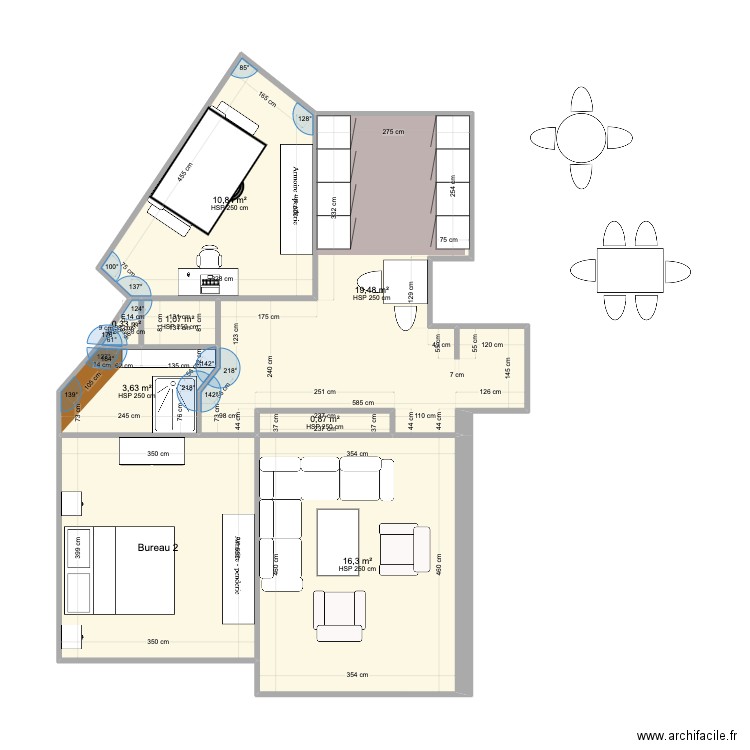 appart pg sommeillier meuble 2. Plan de 0 pièce et 0 m2