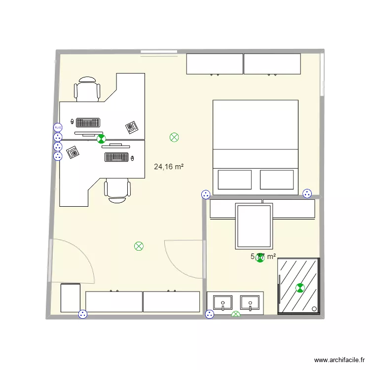 Plan bureau. Plan de 