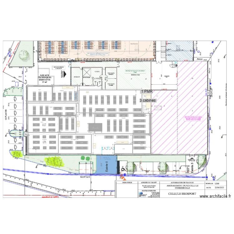 LE PONTET MAJ 6. Plan de 11 pièces et 870 m2