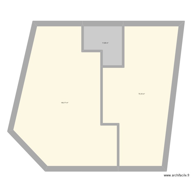 23 douaumont. Plan de 3 pièces et 188 m2