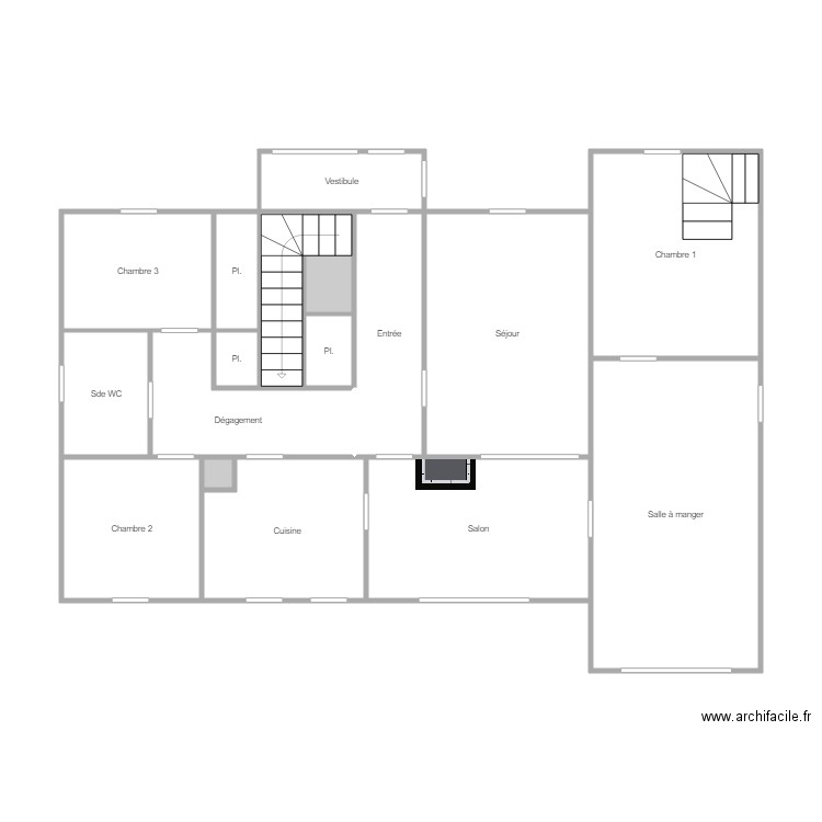 brizec rdc. Plan de 0 pièce et 0 m2