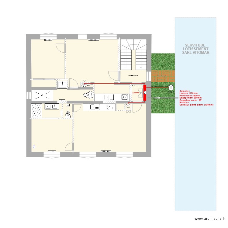 Plan ENEDIS. Plan de 12 pièces et 137 m2