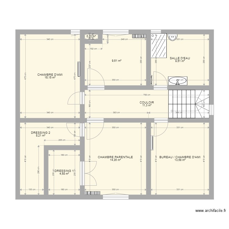 Maison Chambéry 2ème étage. Plan de 0 pièce et 0 m2