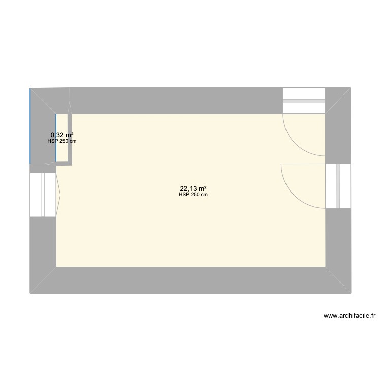 Chambre Principale. Plan de 0 pièce et 0 m2