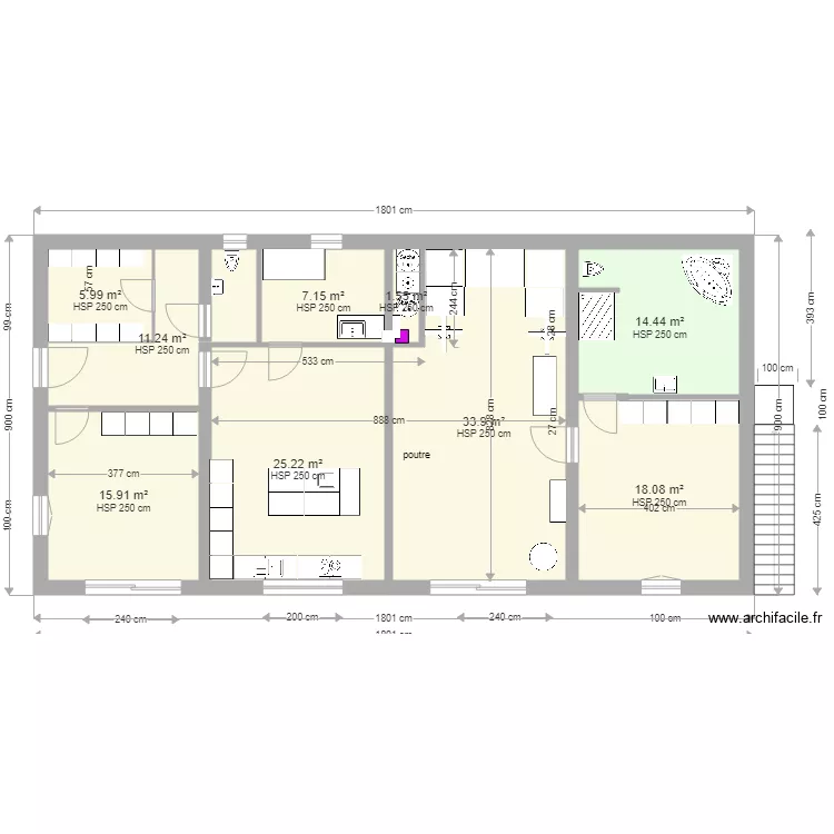maisonmiclau6155x23x3x8 colonne 2. Plan de 