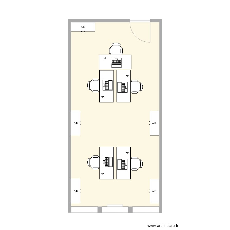 0E 01 09 10 12 b. Plan de 1 pièce et 39 m2