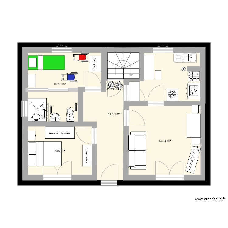 maison original 2. Plan de 0 pièce et 0 m2