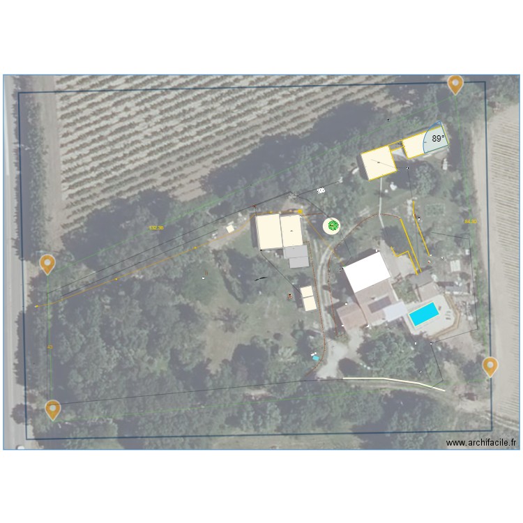 circuits exterieurs. Plan de 0 pièce et 0 m2