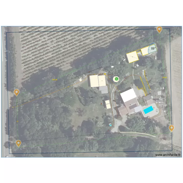 circuits exterieurs. Plan de 