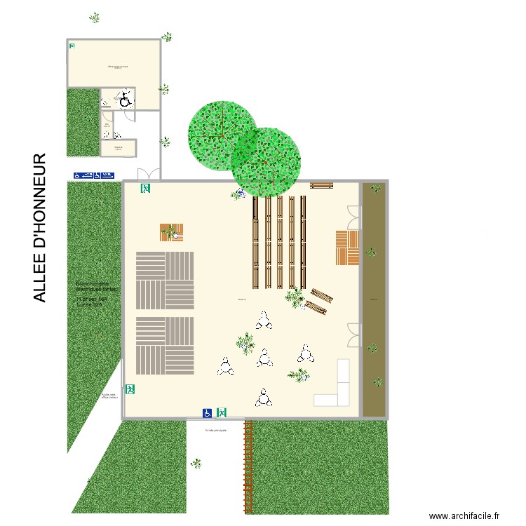 Evenement Ponant. Plan de 6 pièces et 487 m2