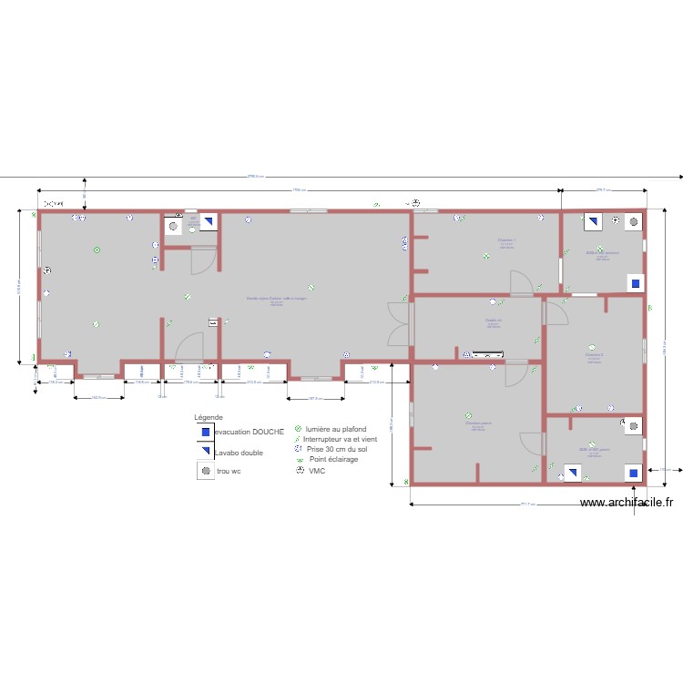 PLAN LK . Plan de 0 pièce et 0 m2