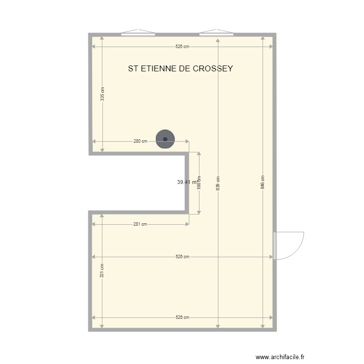 JEAN CLAUDE ST ETIENNE DE CROSSEY. Plan de 0 pièce et 0 m2