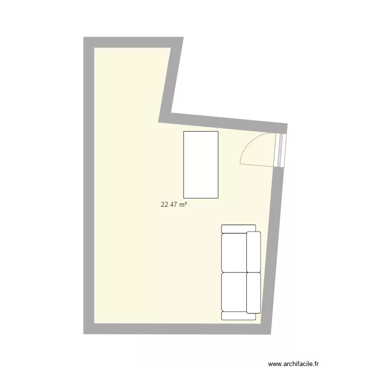 salon ouvert . Plan de salon ouvert . Plan de