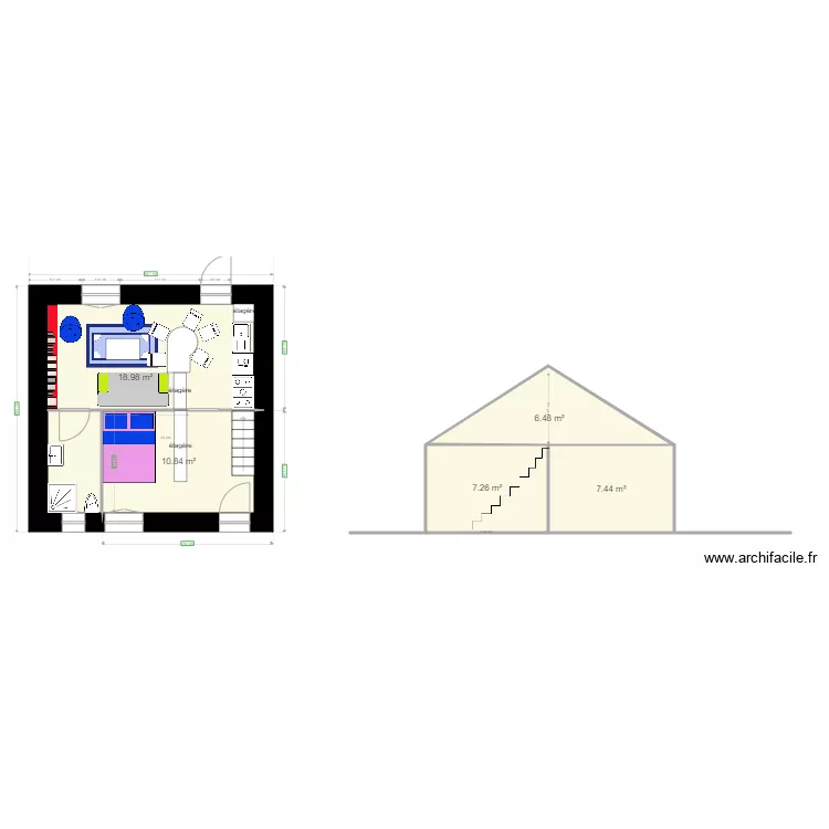 flora  projet. Plan de 0 pièce et 0 m2