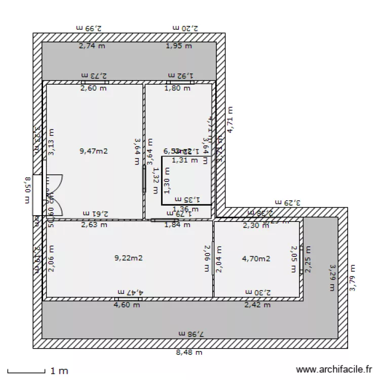 maison pargny 2. Plan de 