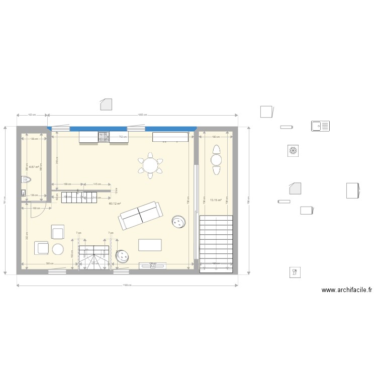 PLAN OPTION CHAMBRE SDB MEZZANINE . Plan de 0 pièce et 0 m2