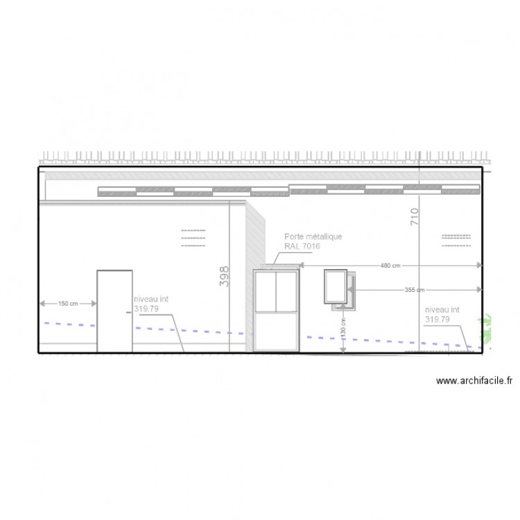 facadenord. Plan de 0 pièce et 0 m2