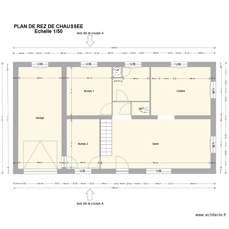 permis 2 vdv rdc2. Plan de 0 pièce et 0 m2