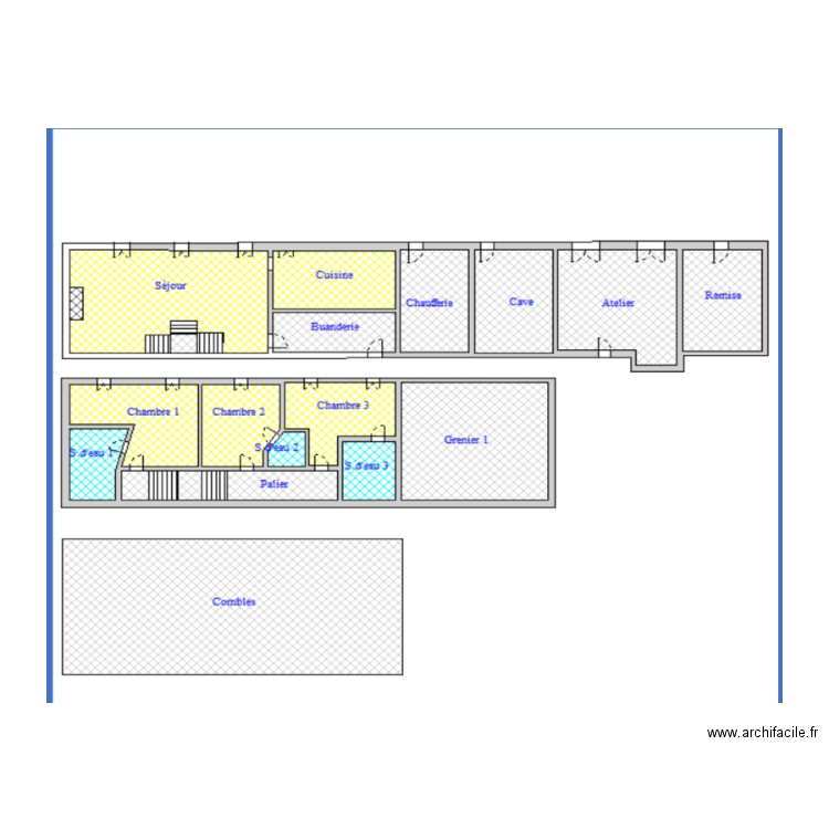 Contre . Plan de 0 pièce et 0 m2