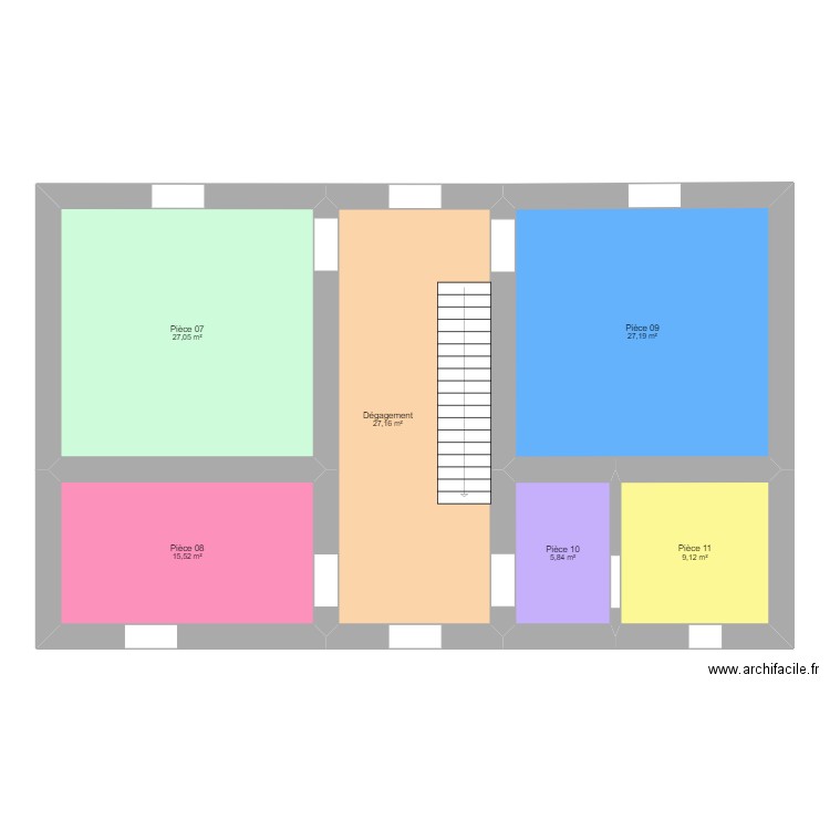 TANCON R+1. Plan de 0 pièce et 0 m2