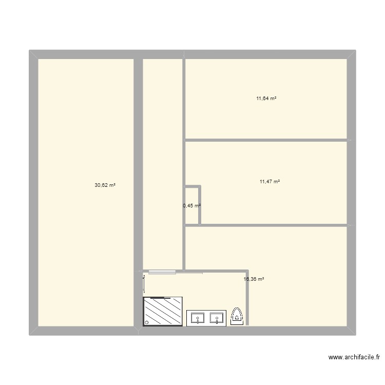 maison 1. Plan de 0 pièce et 0 m2