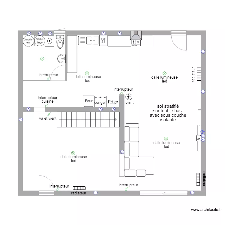 plan rdc 3. Plan de 