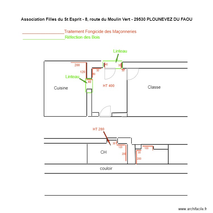 ass Filles St Esprit. Plan de 0 pièce et 0 m2