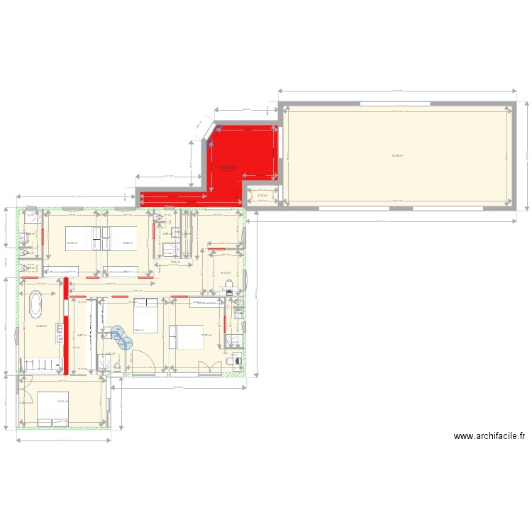 MAISON. Plan de 0 pièce et 0 m2