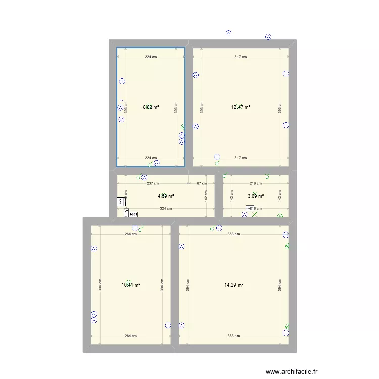 appart elec. Plan de appart elec. Plan de