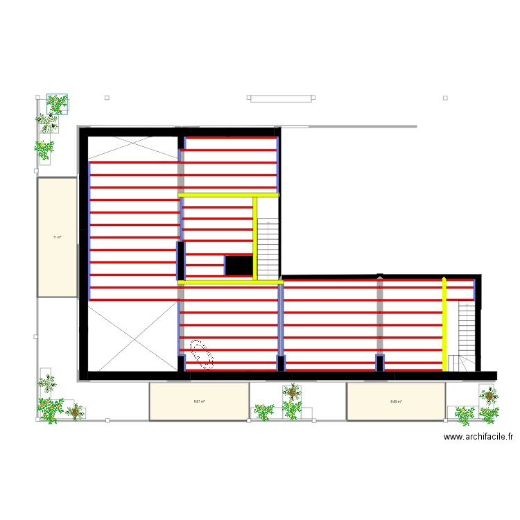 tussenvloer 1. Plan de 0 pièce et 0 m2