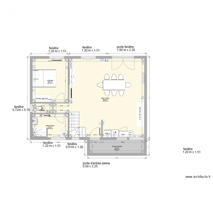 mde renoult rdc modiflier . Plan de 0 pièce et 0 m2