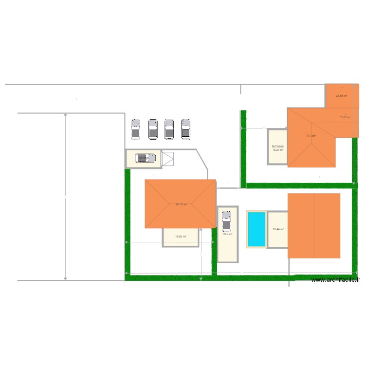 projet terrain 2. Plan de 0 pièce et 0 m2