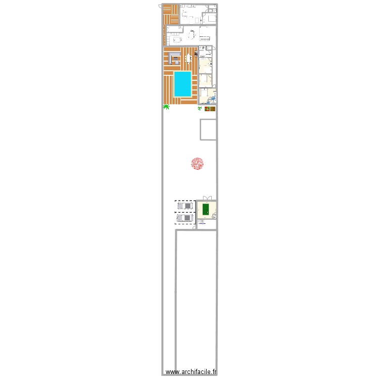 PLAN 2. Plan de 4 pièces et 59 m2