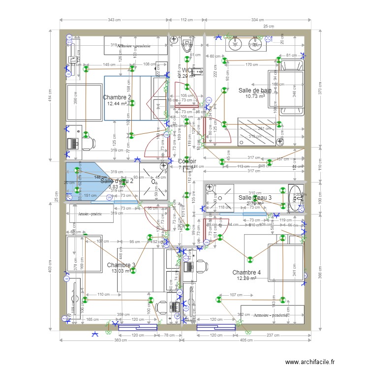 maisonnozayetage2final. Plan de 0 pièce et 0 m2