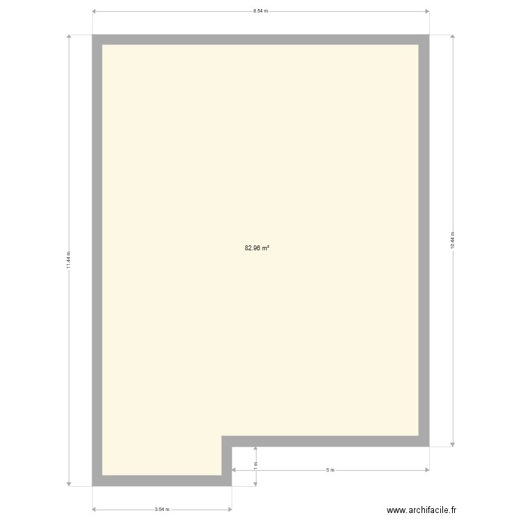 rc1. Plan de 0 pièce et 0 m2