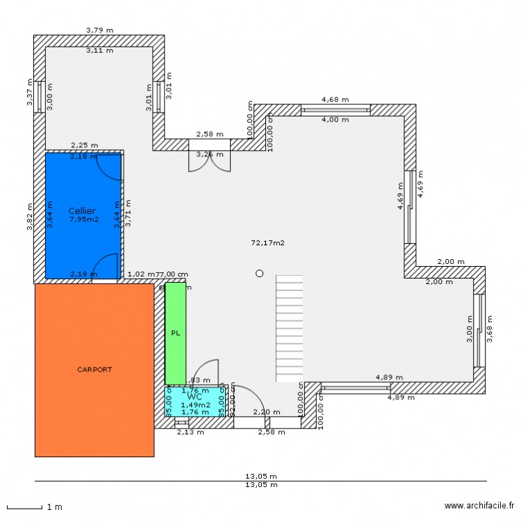 LUDWIKOSKI RDC 2. Plan de 0 pièce et 0 m2