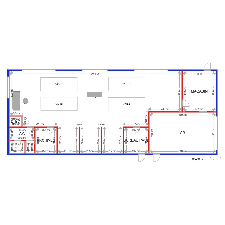 AUTO CENTER 2. Plan de 0 pièce et 0 m2